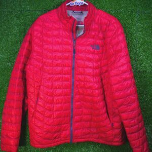 The North Face ThermoBall Full Zip Jacket - Bright Red - Men's Size L